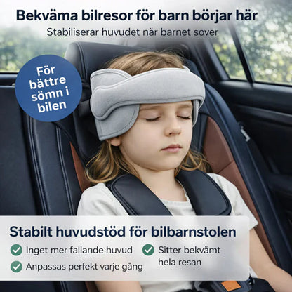 Tryggnacke - Barnsäkert huvudstöd för bilfärd
